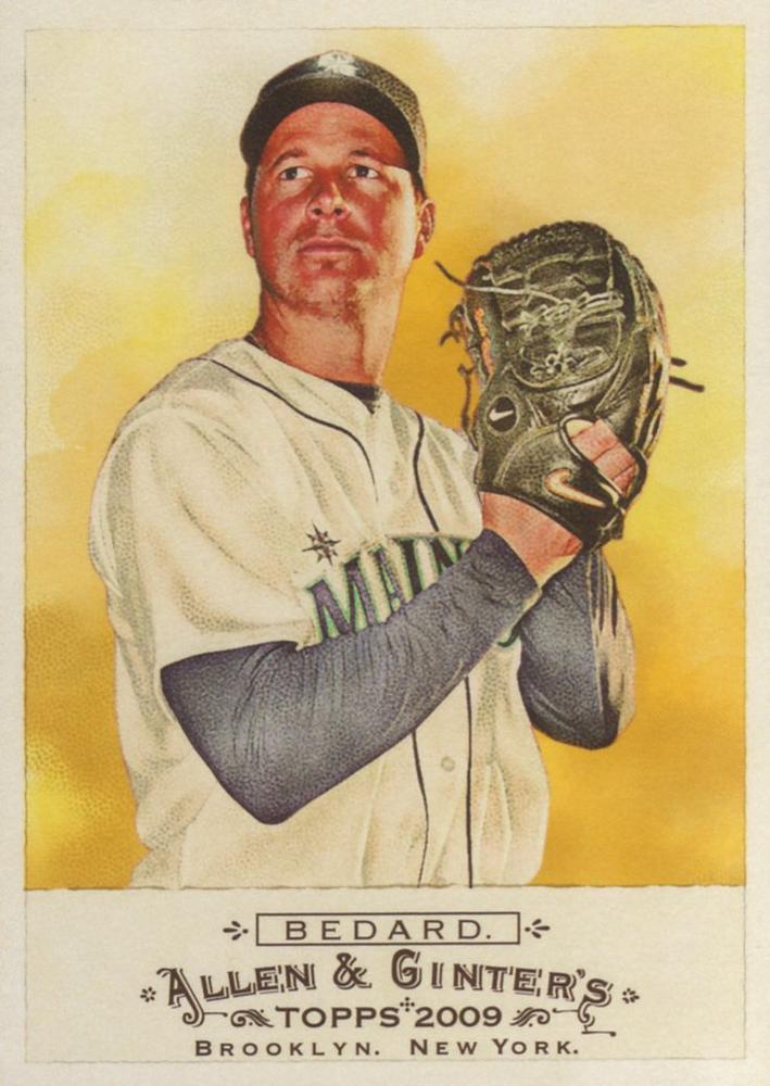 #164 Erik Bedard - Seattle Mariners - 2009 Topps Allen & Ginter Baseball