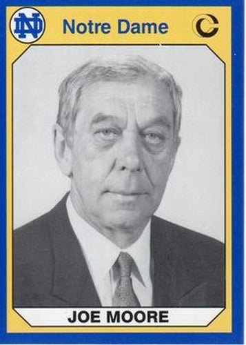 #164 Joe Moore - Notre Dame Fighting Irish - 1990 Collegiate Collection Notre Dame Football