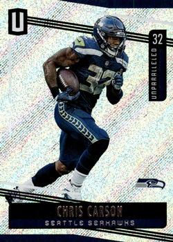 #164 Chris Carson - Seattle Seahawks - 2019 Panini Unparalleled Football