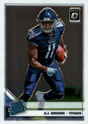 #164 A.J. Brown - Tennessee Titans - 2019 Donruss Optic Football