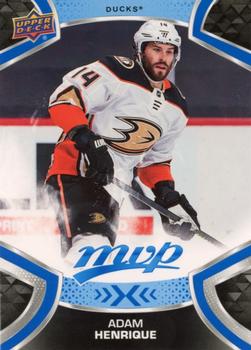 #164 Adam Henrique - Anaheim Ducks - 2021-22 Upper Deck MVP - Blue Hockey