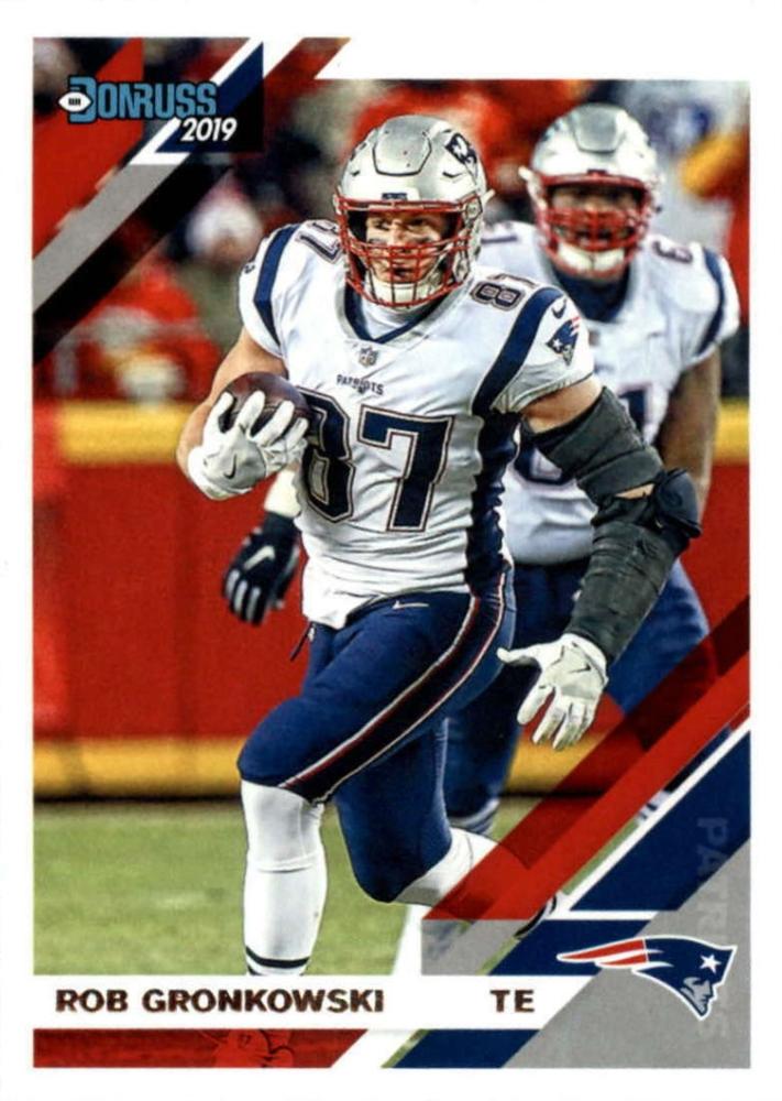 #164 Rob Gronkowski - New England Patriots - 2019 Donruss Football