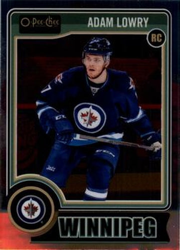 #164 Adam Lowry - Winnipeg Jets - 2014-15 O-Pee-Chee Platinum Hockey