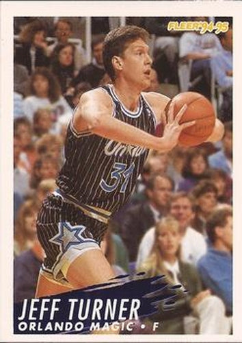 #164 Jeff Turner - Orlando Magic - 1994-95 Fleer Basketball