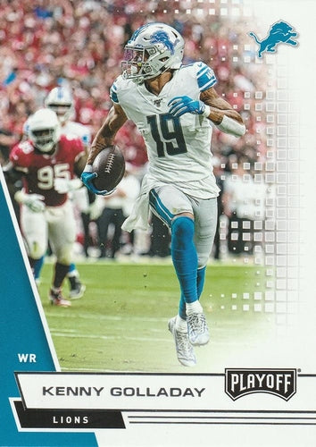 #164 Kenny Golladay - Detroit Lions - 2020 Panini Playoff Football