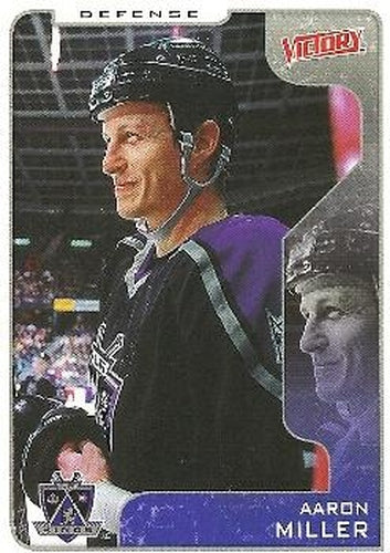 #164 Aaron Miller - Los Angeles Kings - 2001-02 Upper Deck Victory Hockey