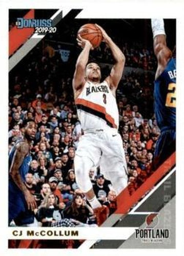 #164 CJ McCollum - Portland Trail Blazers - 2019-20 Donruss Basketball
