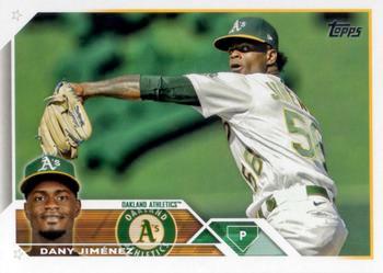 #164 Dany Jimenez - Oakland Athletics - 2023 Topps Baseball