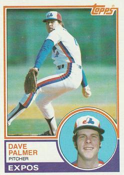 #164 Dave Palmer - Montreal Expos - 1983 Topps Baseball