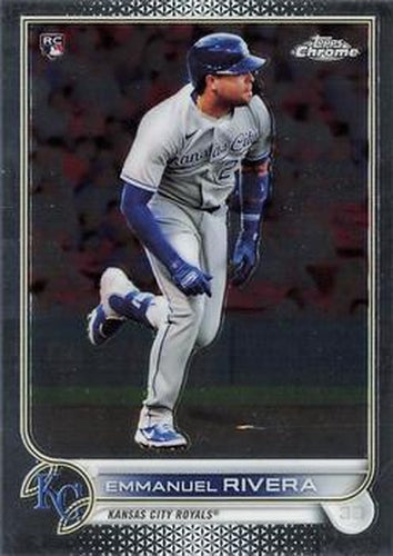 #164 Emmanuel Rivera - Kansas City Royals - 2022 Topps Chrome Baseball