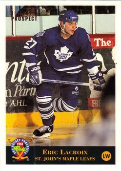 #164 Eric Lacroix - St. John's Maple Leafs - 1994 Classic Pro Hockey Prospects Hockey