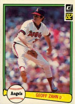 #164 Geoff Zahn - California Angels - 1982 Donruss Baseball