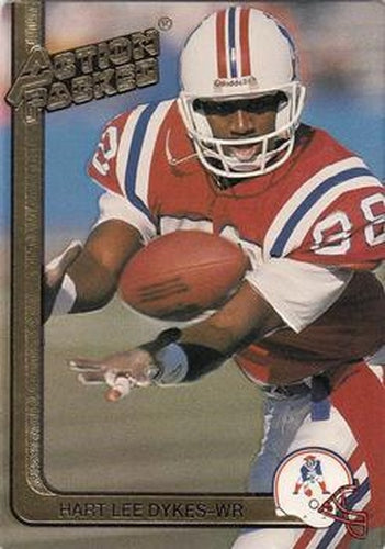 #164 Hart Lee Dykes - New England Patriots - 1991 Action Packed Football