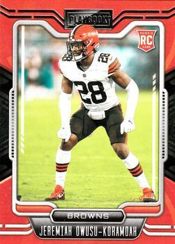 #164 Jeremiah Owusu-Koramoah - Cleveland Browns - 2021 Panini Playbook Football