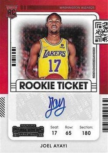 #164 Joel Ayayi - Washington Wizards - 2021-22 Panini Contenders Basketball