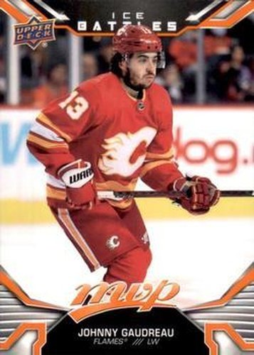 #164 Johnny Gaudreau - Calgary Flames - 2022-23 Upper Deck MVP - Ice Battles Hockey