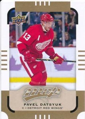 #164 Pavel Datsyuk - Detroit Red Wings - 2015-16 Upper Deck MVP Hockey