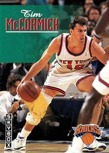 #164 Tim McCormick - New York Knicks - 1992-93 SkyBox Basketball