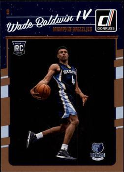 #164 Wade Baldwin IV - Memphis Grizzlies - 2016-17 Donruss Basketball