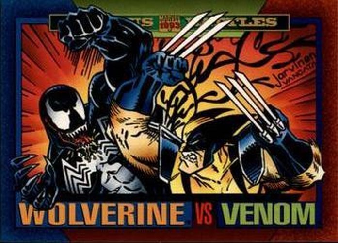 #164 Wolverine / Venom - 1993 SkyBox Marvel Universe