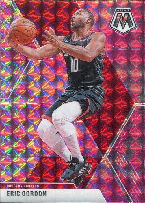 #164 Eric Gordon - Houston Rockets - 2019-20 Panini Mosaic - Camo Pink Basketball