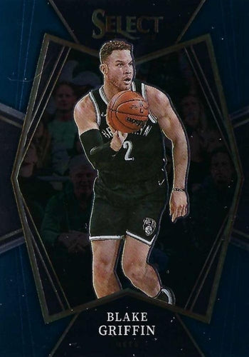 #164 Blake Griffin - Brooklyn Nets - 2021-22 Panini Select - Blue Basketball