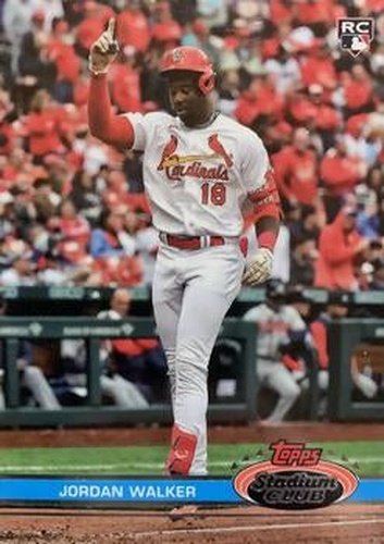#164c Jordan Walker - St. Louis Cardinals - 2023 Stadium Club Baseball