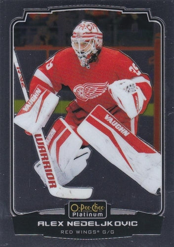 #165 Alex Nedeljkovic - Detroit Red Wings - 2022-23 O-Pee-Chee Platinum Hockey