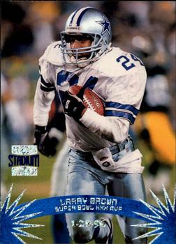 #165 Larry Brown - Dallas Cowboys - 1996 Stadium Club Football