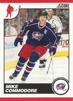 #165 Mike Commodore - Columbus Blue Jackets - 2010-11 Score Hockey