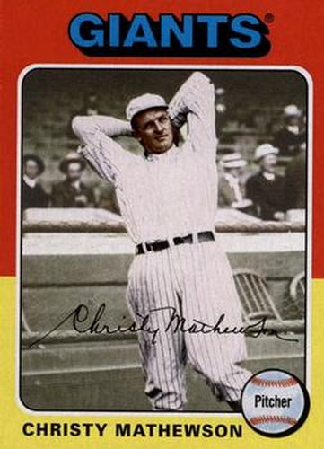 #165 Christy Mathewson - New York Giants - 2019 Topps Archives Baseball