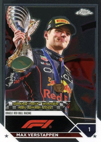 #165 Max Verstappen - Oracle Red Bull Racing - 2023 Topps Chrome Formula 1 Racing