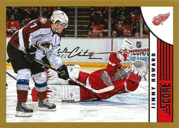 #165 Jimmy Howard - Detroit Red Wings - 2013-14 Score - Gold Hockey