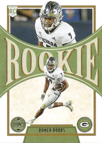 #165 Romeo Doubs - Green Bay Packers - 2022 Panini Legacy Football