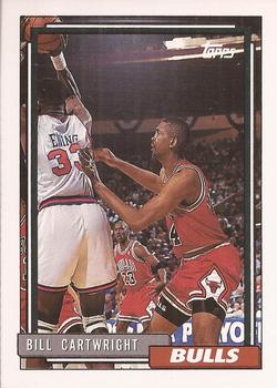 #165 Bill Cartwright - Chicago Bulls - 1992-93 Topps Basketball