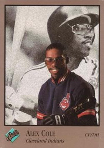 #165 Alex Cole - Cleveland Indians - 1992 Studio Baseball