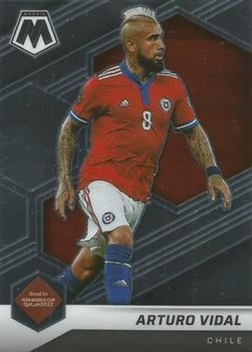 #165 Arturo Vidal - Chile - 2021-22 Panini Mosaic Road to FIFA World Cup Soccer