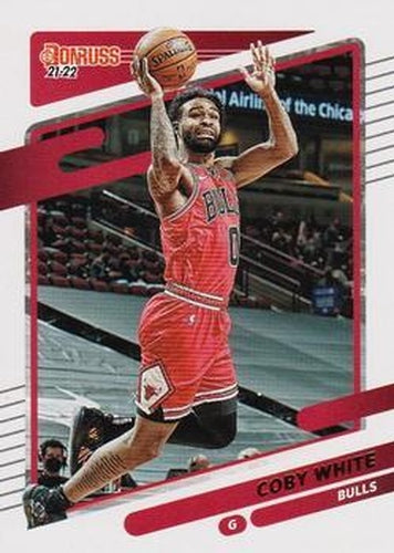 #165 Coby White - Chicago Bulls - 2021-22 Donruss Basketball