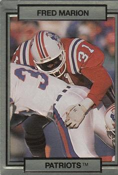 #165 Fred Marion - New England Patriots - 1990 Action Packed Football