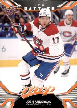 #165 Josh Anderson - Montreal Canadiens - 2022-23 Upper Deck MVP - Ice Battles Hockey