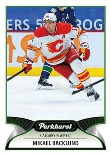 #165 Mikael Backlund - Calgary Flames - 2021-22 Parkhurst Hockey