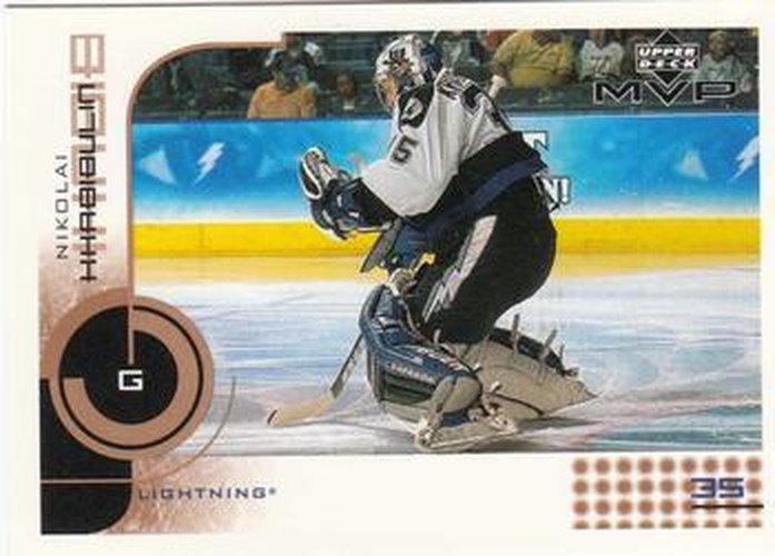 #165 Nikolai Khabibulin - Tampa Bay Lightning - 2002-03 Upper Deck MVP Hockey