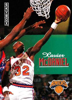 #165 Xavier McDaniel - New York Knicks - 1992-93 SkyBox Basketball
