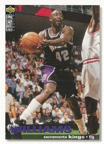 #165 Walt Williams - Sacramento Kings - 1995-96 Collector's Choice Basketball