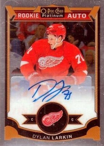 #165 Dylan Larkin - Detroit Red Wings - 2015-16 O-Pee-Chee Platinum Hockey