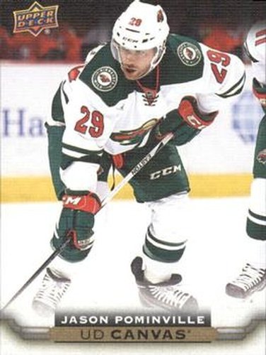 #C165 Jason Pominville - Minnesota Wild - 2015-16 Upper Deck - UD Canvas Hockey