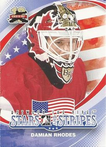 #165 Damian Rhodes - USA - 2011-12 In The Game Between The Pipes Hockey
