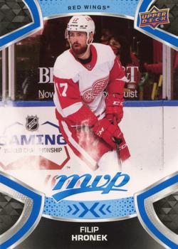 #165 Filip Hronek - Detroit Red Wings - 2021-22 Upper Deck MVP - Blue Hockey