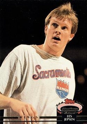 #165 Les Jepsen - Sacramento Kings - 1992-93 Stadium Club Basketball