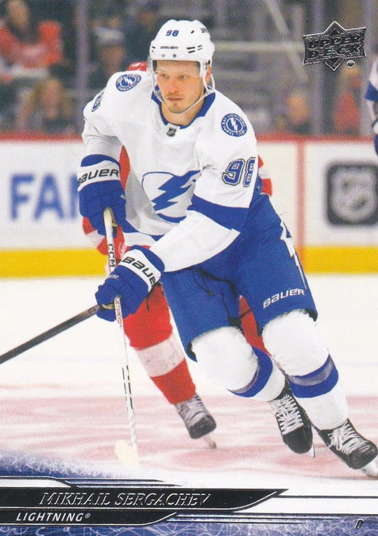 #165 Mikhail Sergachev - Tampa Bay Lightning - 2024-25 Upper Deck Hockey